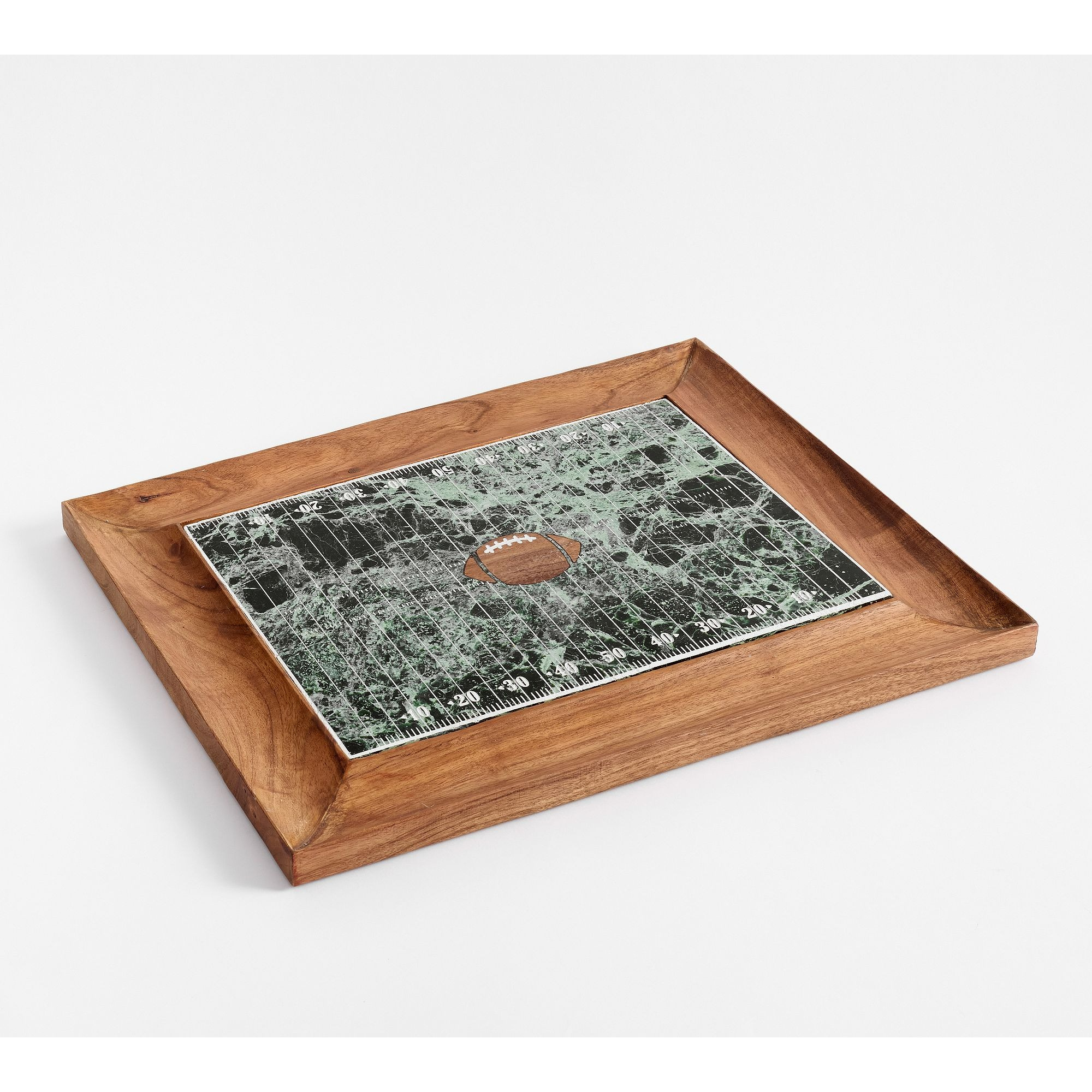 Pottery Barn football cheeseboard