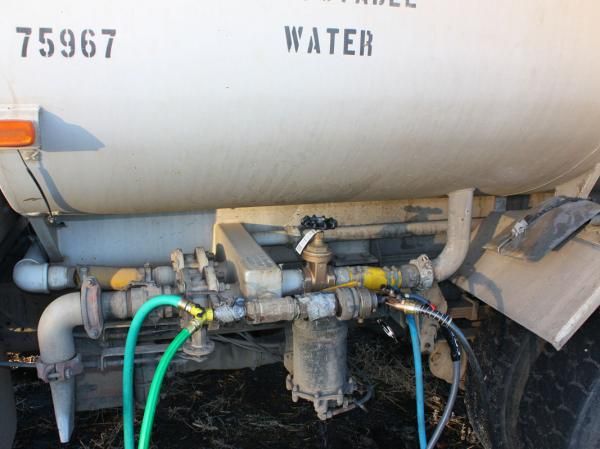 The neutral water truck was a popular item today.