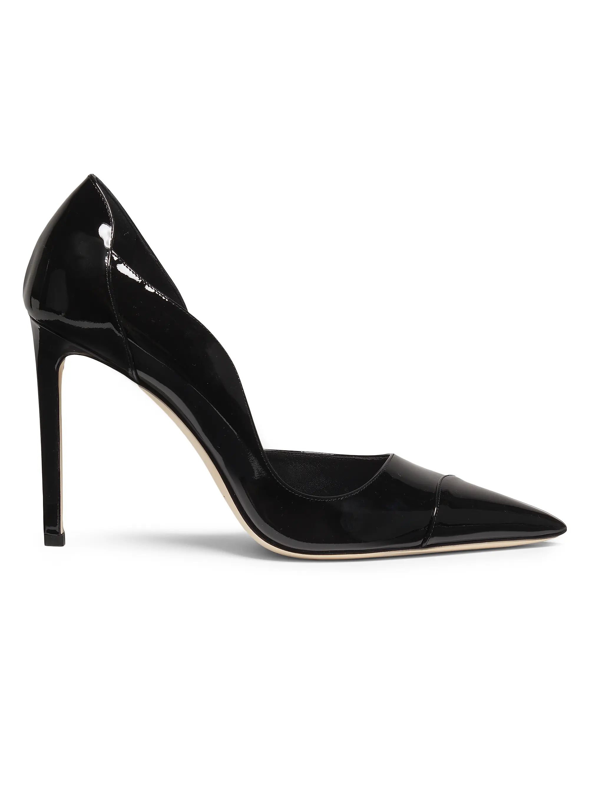 Brigitte 100mm Patent Leather Pumps