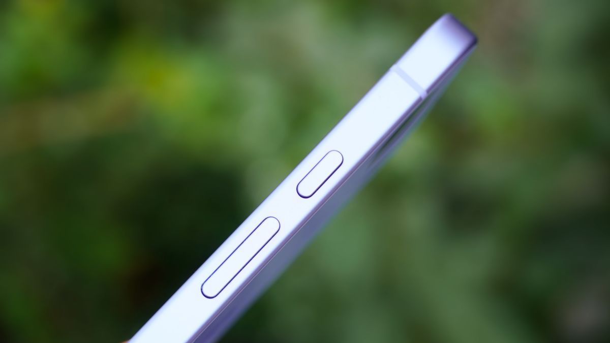 The Google Pixel 10a in the Lavender colorway.