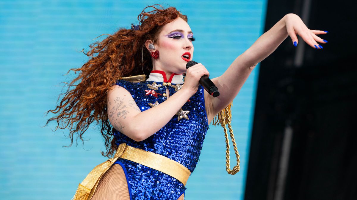 SAN FRANCISCO, CALIFORNIA - AUGUST 11: Chappell Roan performs at Outside Lands at Golden Gate Park on August 11, 2024 in San Francisco, California. 