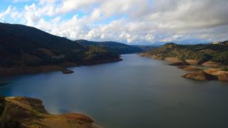 Coyote Creek feeds into New Melones Lake