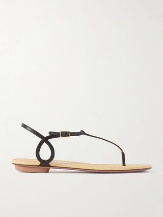 Almost Bare Leather Sandals