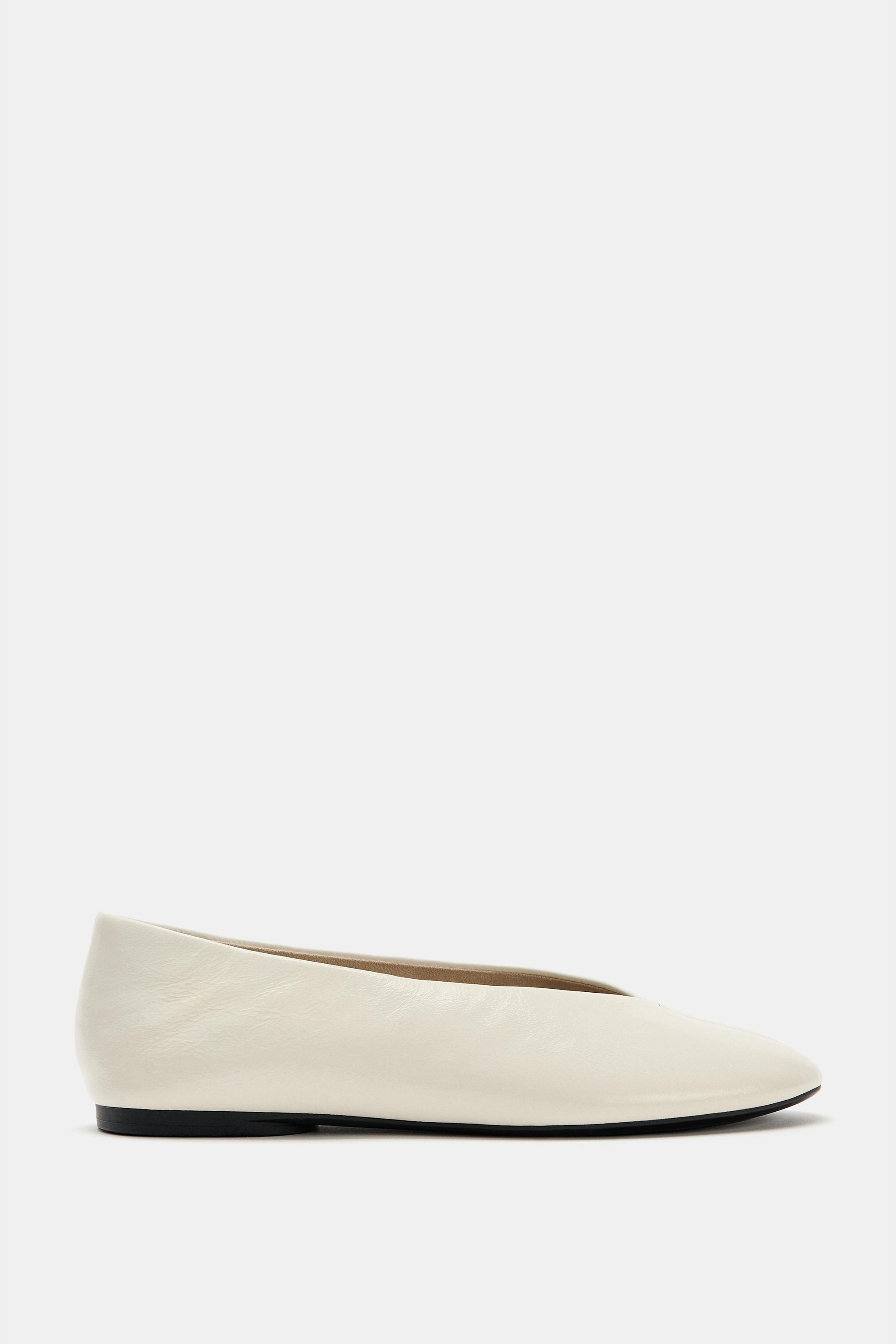 Flat Leather Ballet Flats
