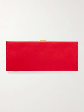 Metis Crepe De Chine Clutch