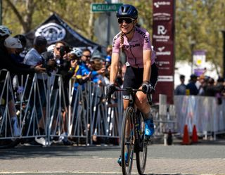 Lauren Stephens reacts to solo win at 2025 The Growler at Levi's Gran Fondo
