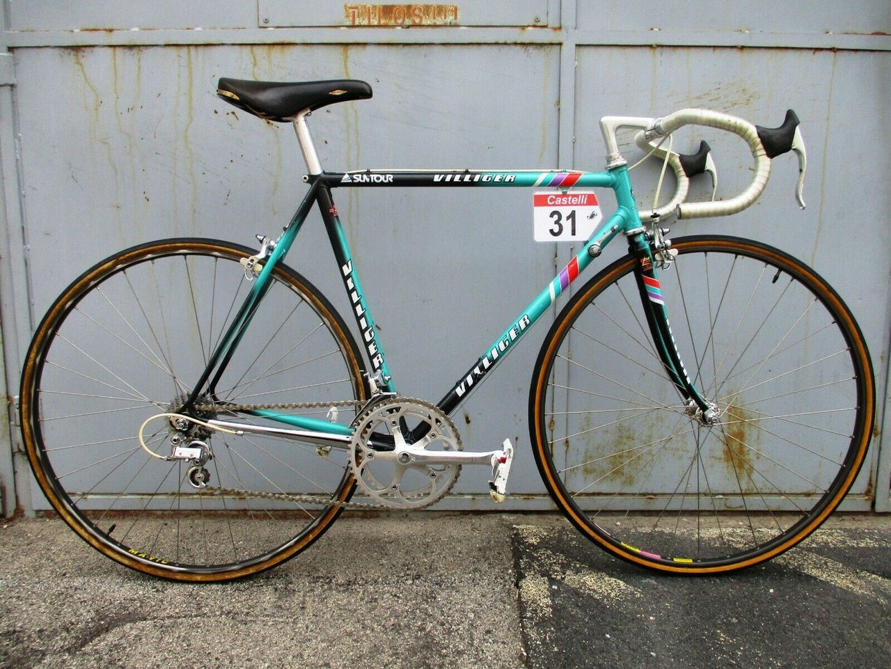 Steve Bauer's 1989 Helvetia-La Suisse team Villiger bike found on eBay