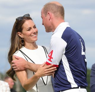Prince William and Kate Middleton during the Outsourcing Inc. Royal Polo Cup at Guards Polo Club