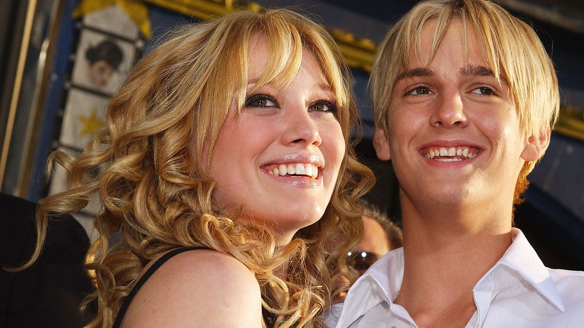 Aaron Carter and Hilary Duff Dating in early aughts