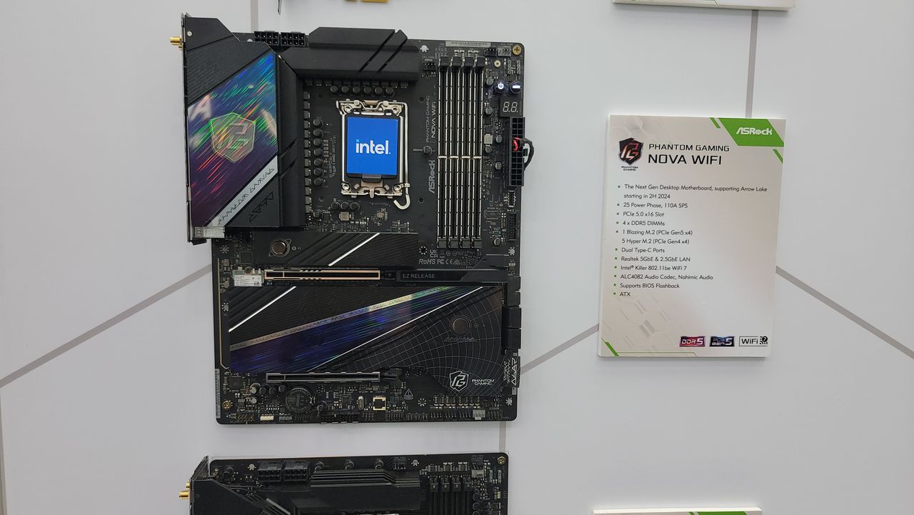 ASRock Arrow Lake-S Motherboards from Computex 2024