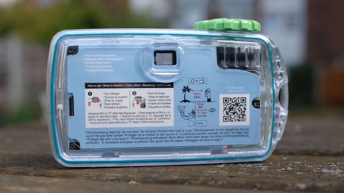 Photograph of Fujifilm QuickSnap Active disposable camera