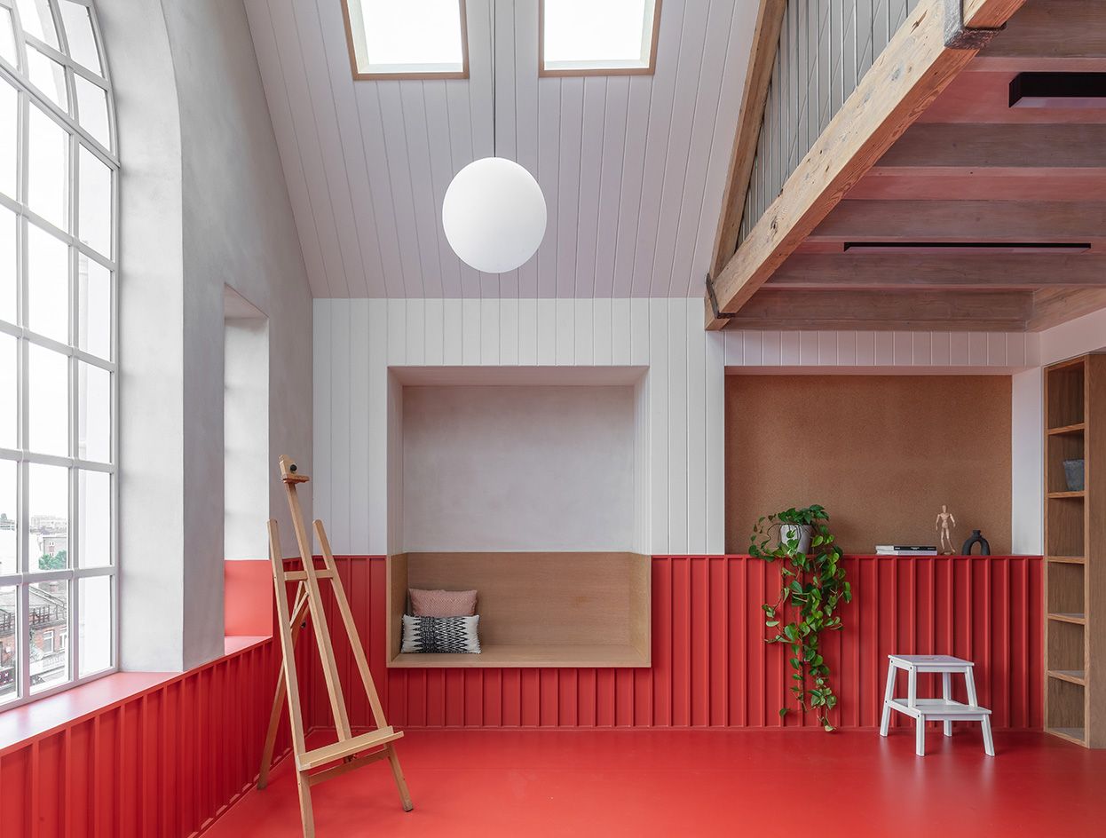 Whitechapel Road warehouse conversion interior