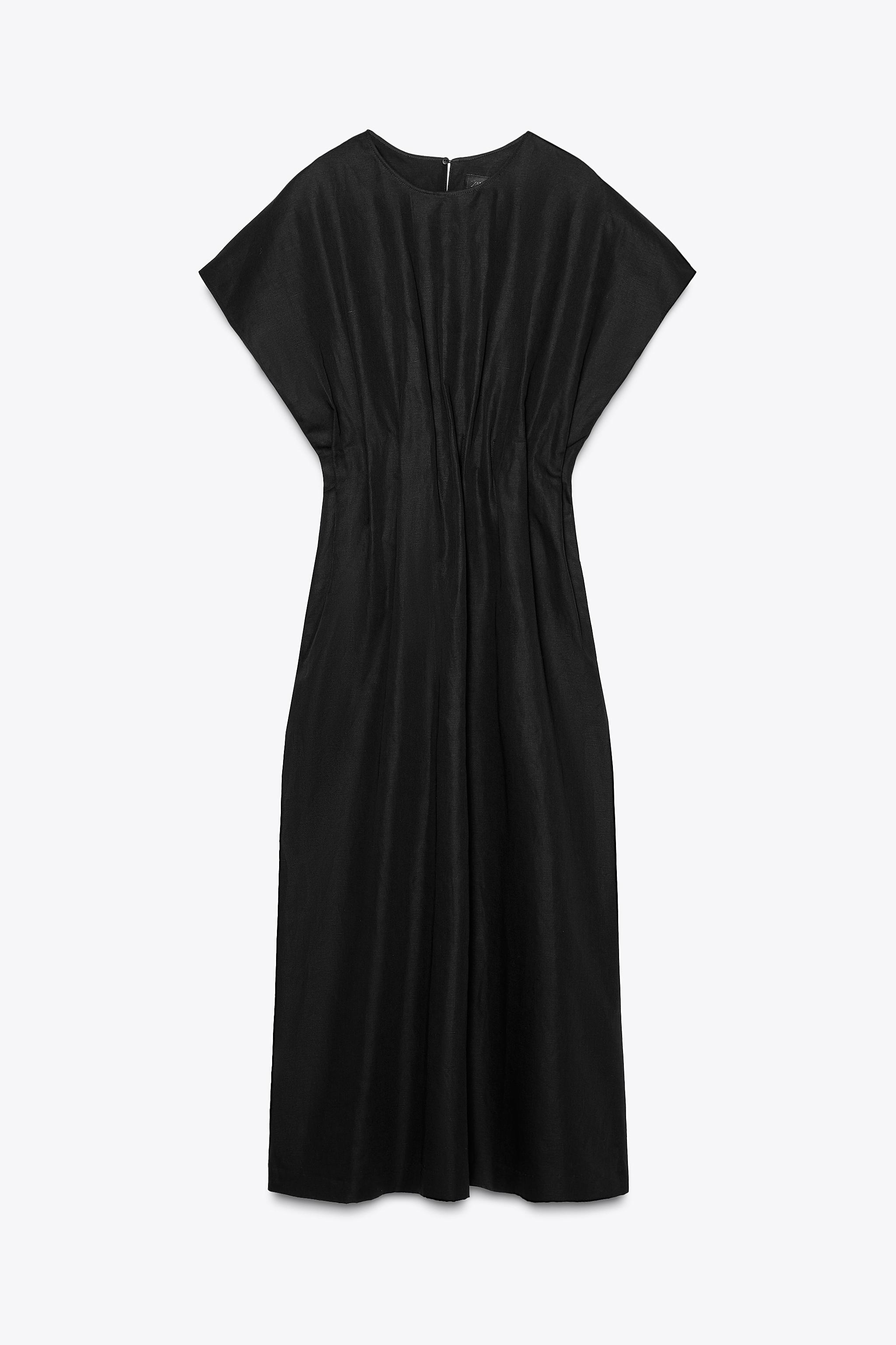 Zw Collection Pleated Midi Dress