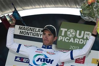 Brice Feillu (Saur-Sojasun) performed well in the mountains on the final day at the Tour de Picardie