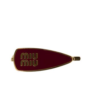 Miu Miu Enameled metal hair clip