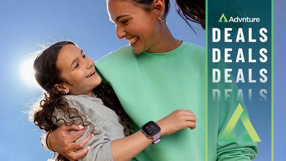 Mother and child wearing Garmin Bounce watch