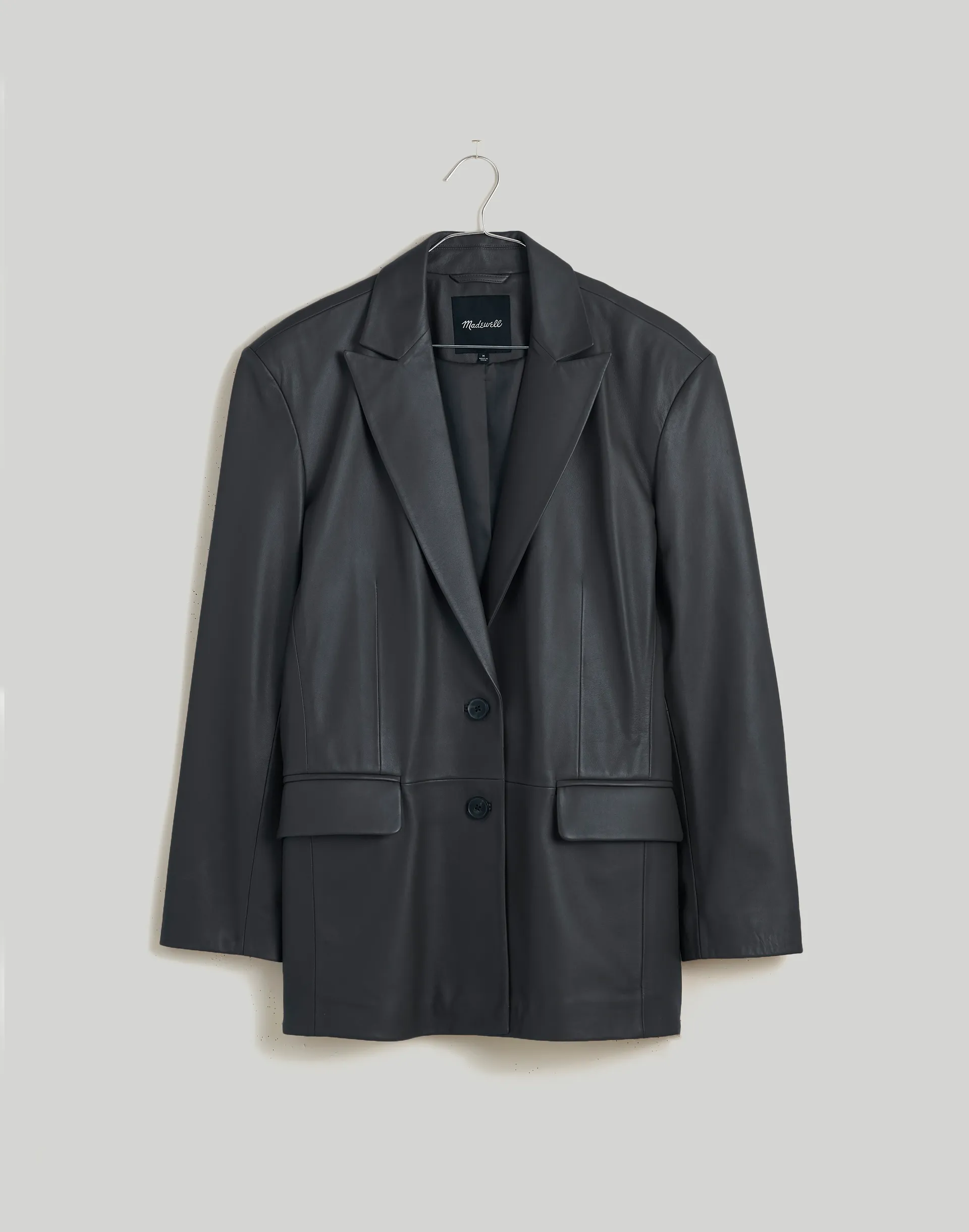 The Bedford Oversized Blazer in Leather