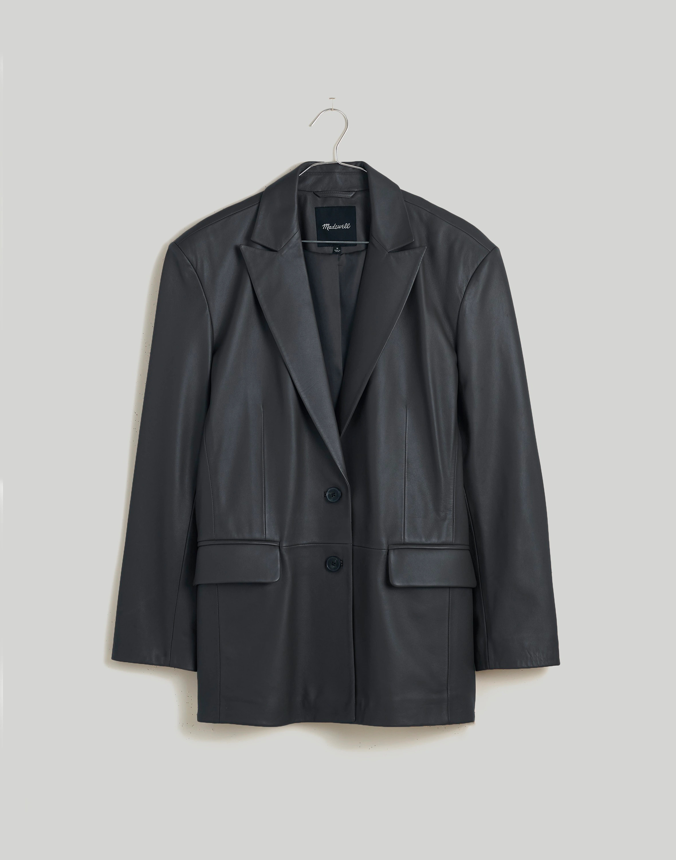 The Bedford Oversized Blazer in Leather