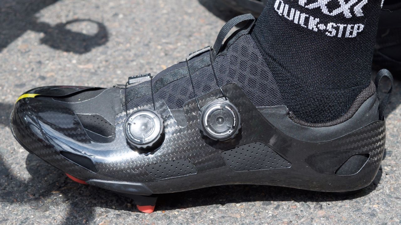 Mavic have opted for a simple tensioning system