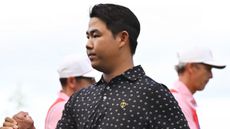 Tom Kim at the Presidents Cup