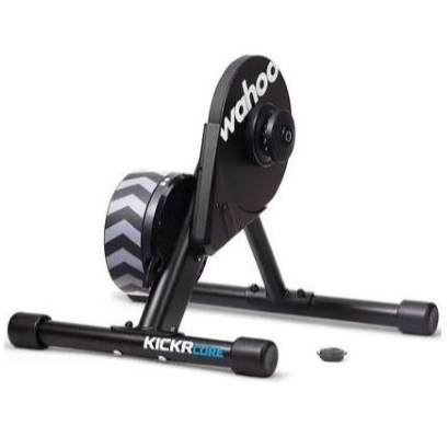 Wahoo Kickr Core smart trainer on a white background 