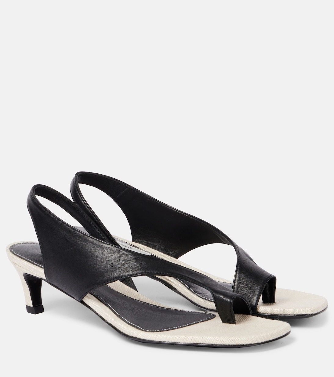 Toteme, 40 Leather Thong Sandals