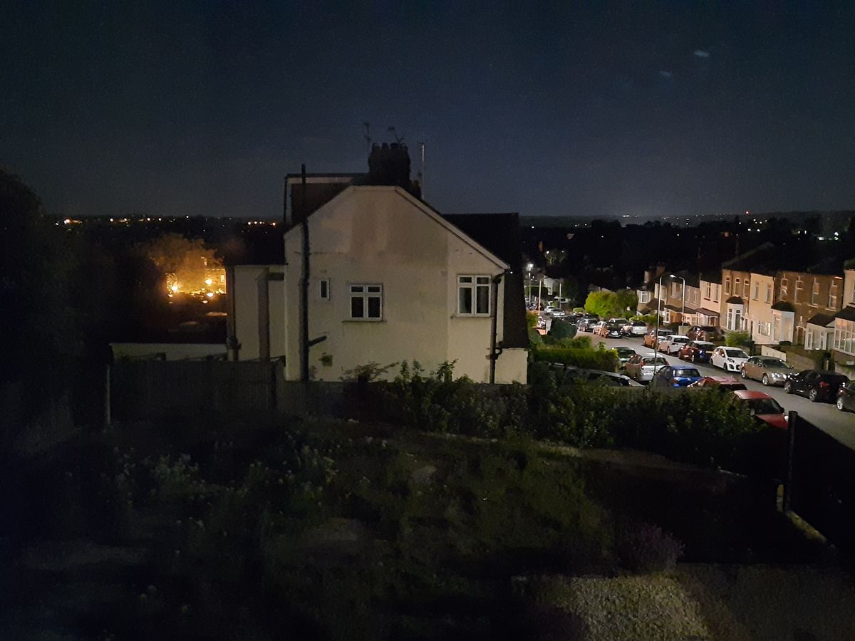 The phone has a night mode, but its photos aren&rsquo;t very good: softer and darker than you might hope for.