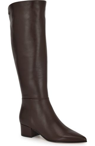 Morgin Pointed Toe Knee High Boot