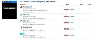 Tomb Raider 2 on Amazon