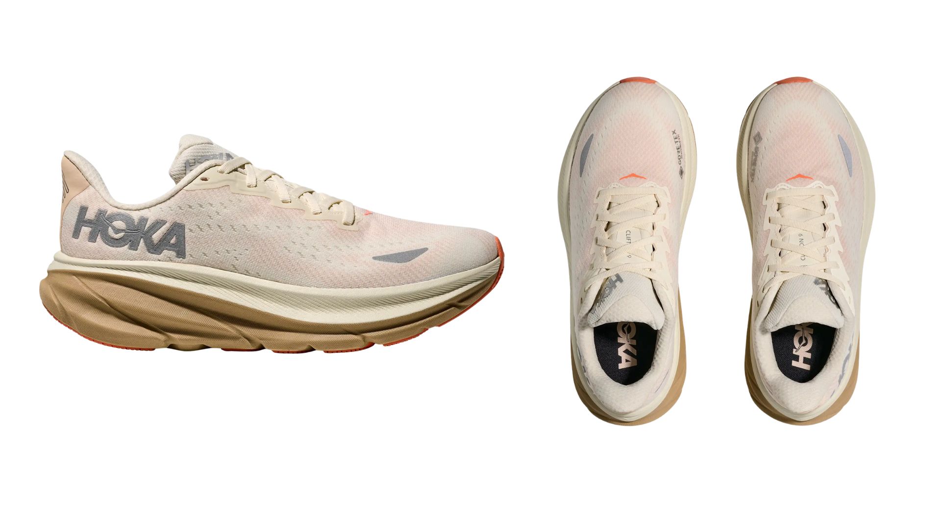 Hoka Clifton 9 waterproof running shoe