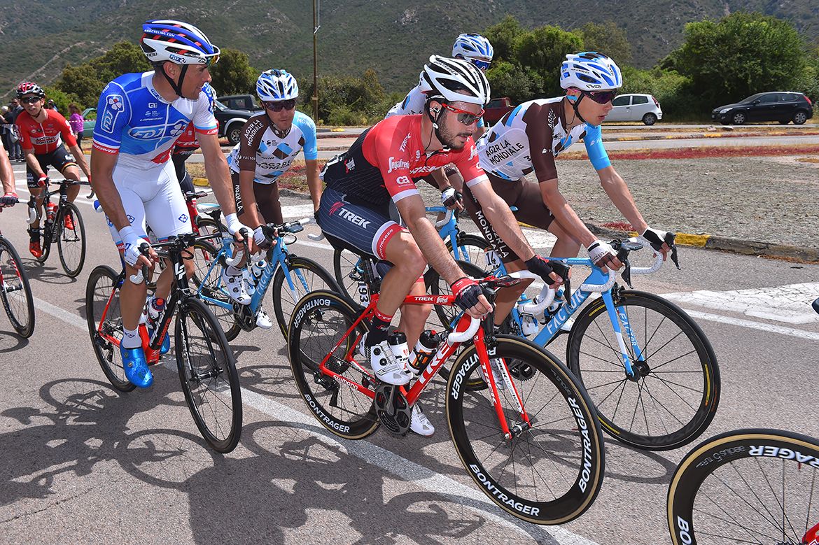 Julien Bernard at the Giro d'Italia