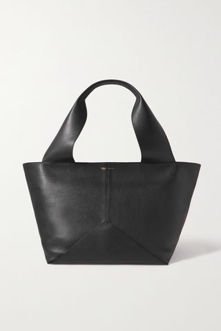 Market Weekend leather tote