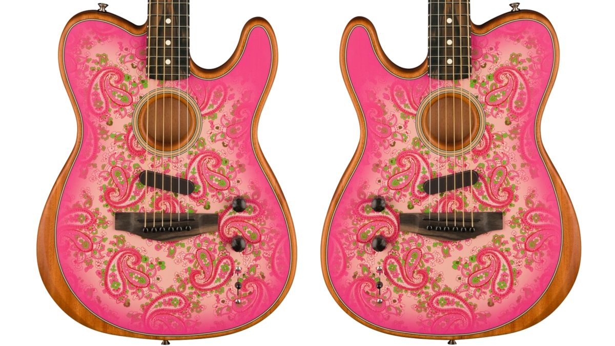 American Acoustasonic Telecaster Pink Paisley