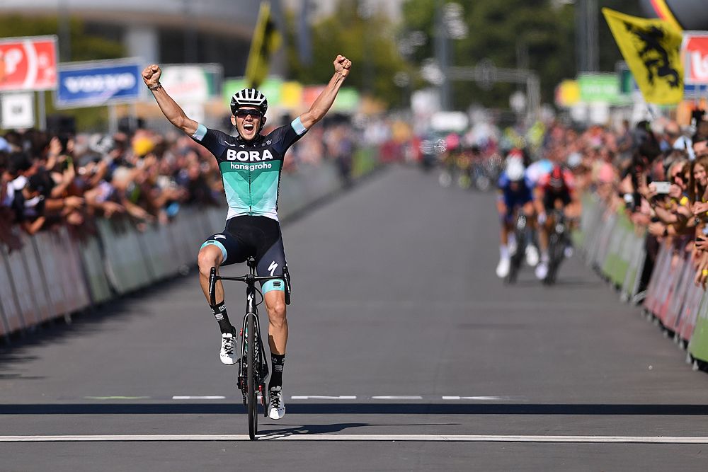 Gregor Muhlberger (Bora-Hansgrohe) took stage 6 victory at BinckBank Tour
