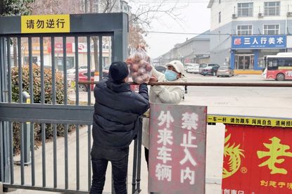Lockdown in China's Henan province