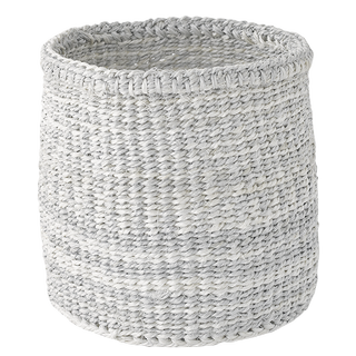 woolen basket with white background