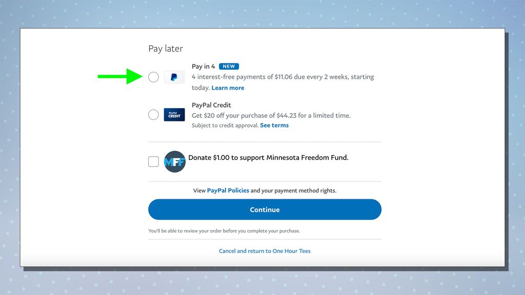 Paypal In 4 Merchants