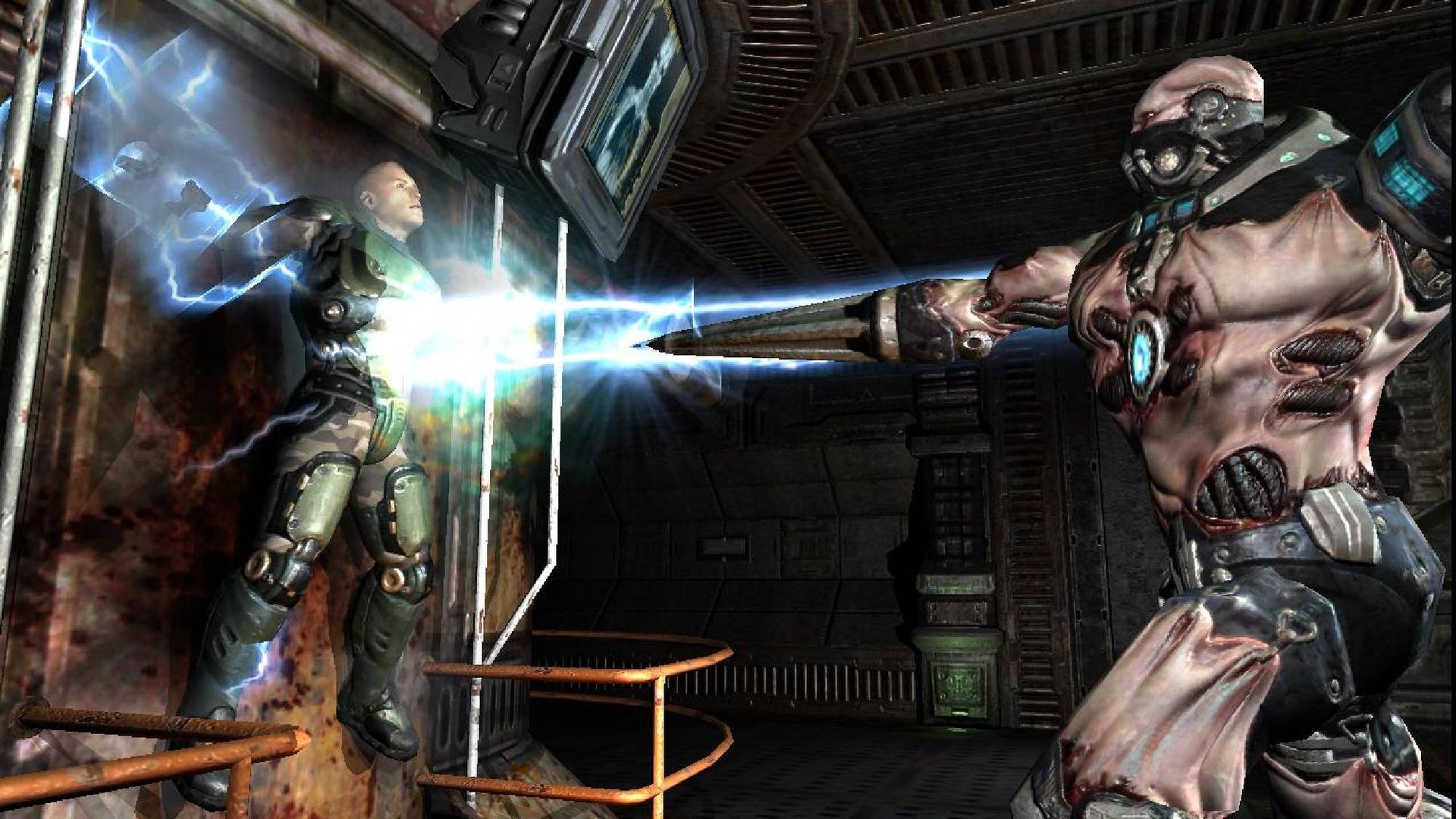 Quake 4. Игра Quake 4. Игра Quake 4 хроники пехотинца. Quake 4 Xbox 360. Квейк 4 Строгги.