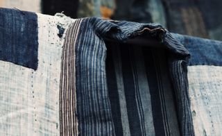 traditional Japanese Boro textile