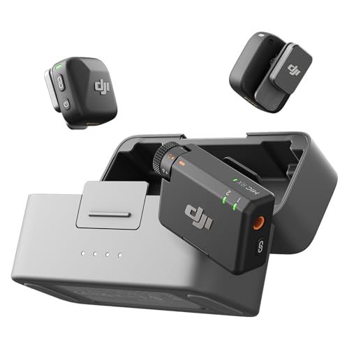 Mic Mini (2 Tx + 1 Rx + Charging Case), Ultralight, Detail-Rich Audio