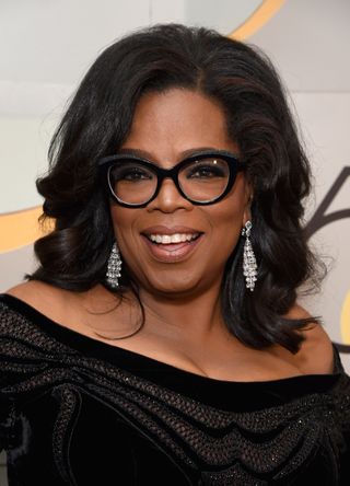 Oprah Winfrey celebrates The 75th Annual Golden Globe Awards with Moet & Chandon at The Beverly Hilton Hotel on January 7, 2018 in Beverly Hills, California