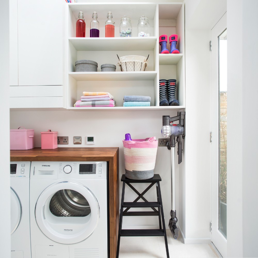 washing machine utility room