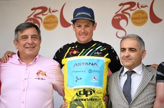 Jakob Fuglsang (Astana) moves into the overall lead at Ruta del Sol