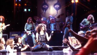 The Alice Cooper band onstage in 1970 (Glen Buxton, pictured far right)