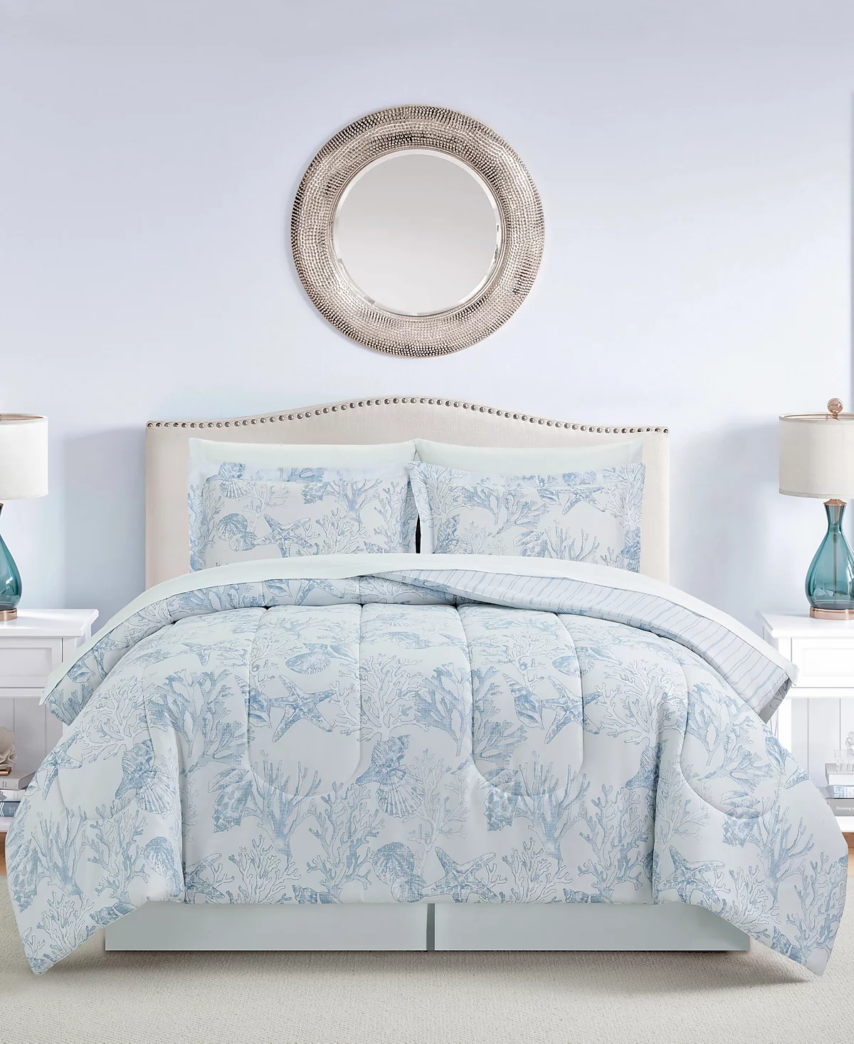 Coastal Coral 8-Pc. Comforter Sets