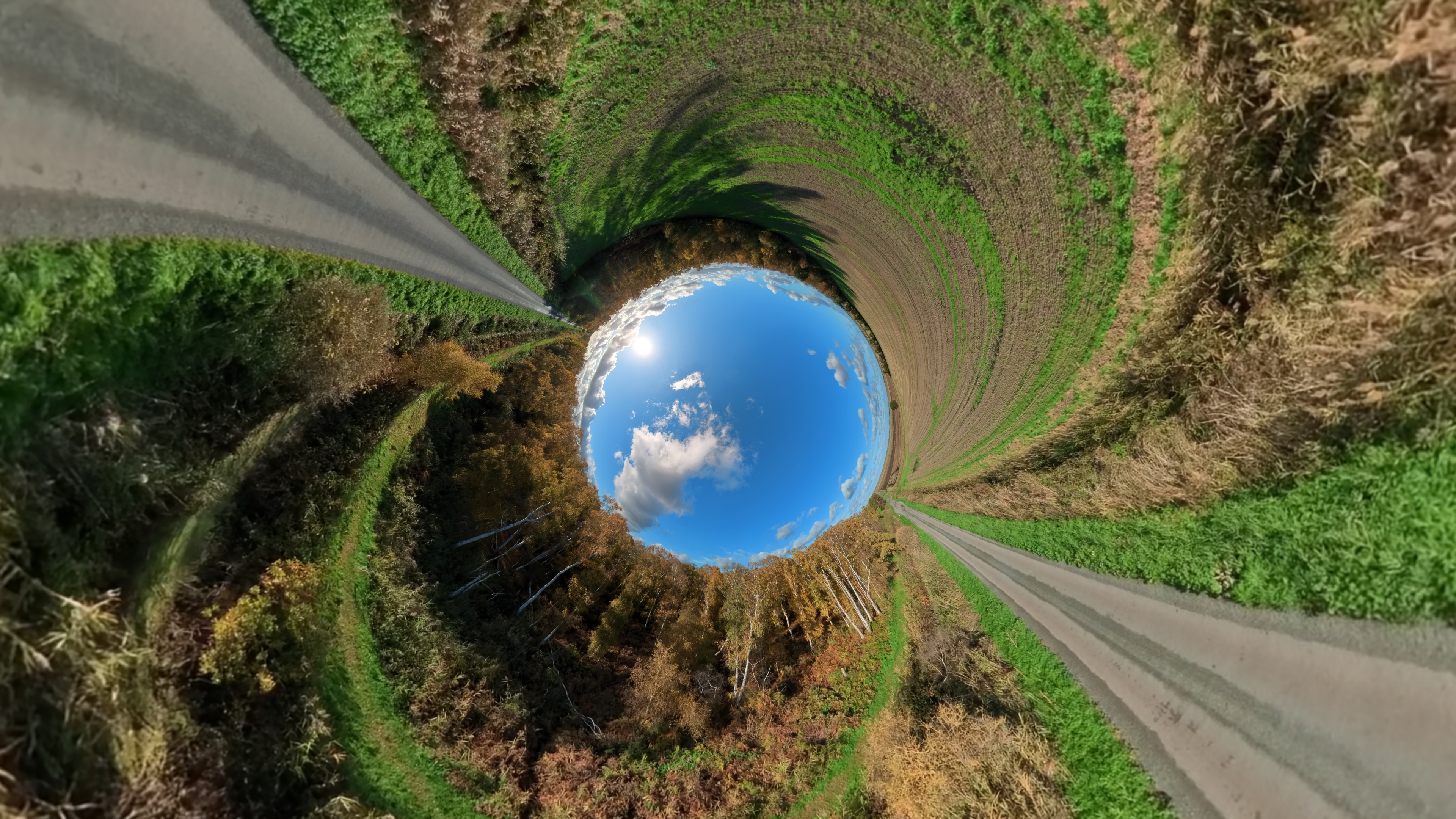 Photo taken with the Antigravity A1 360-degree drone