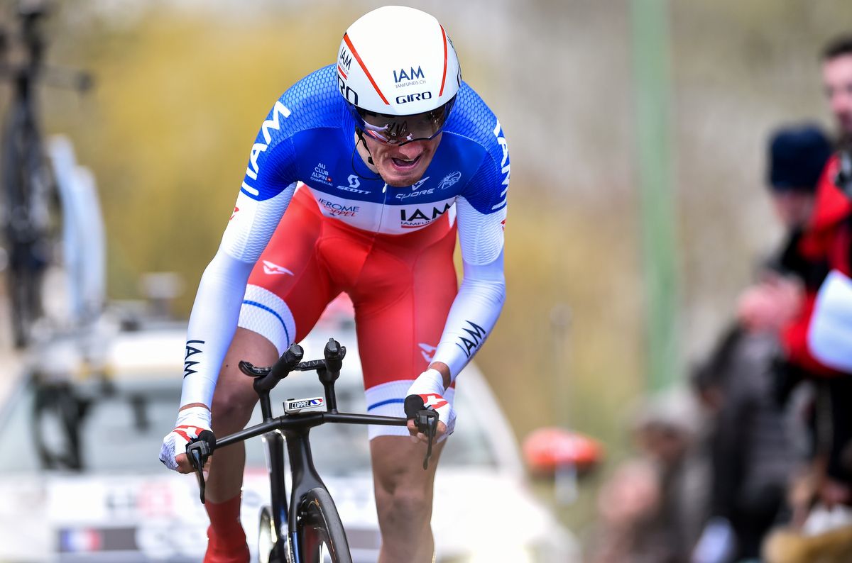 French national champion Jerome Coppel (IAM Cycling