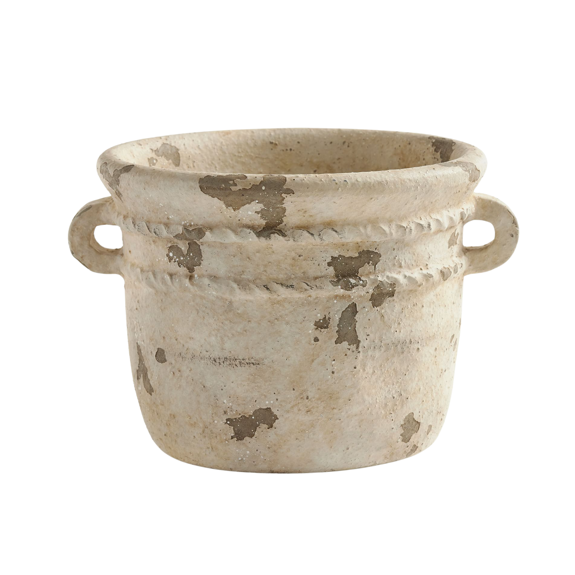 an outdoor pot