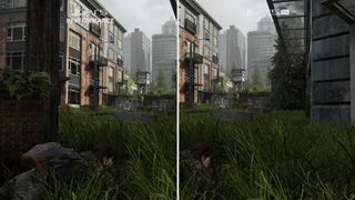 PS5 and PS5 Pro running The Last of Us side by side