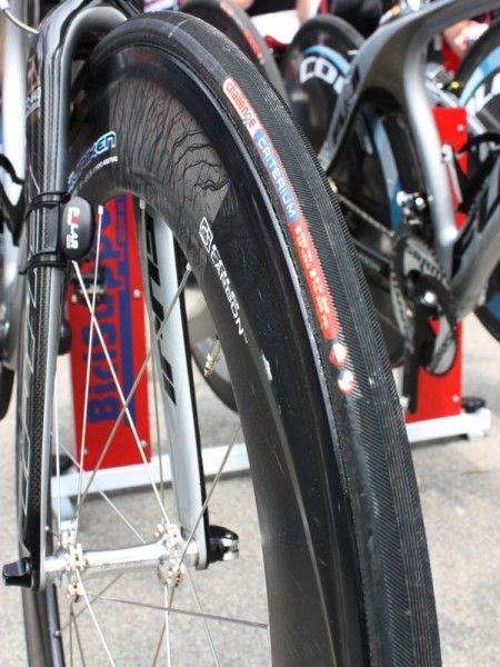 The 85mm-deep Cole rim features spirally oriented creases on each side that presumably reduce drag.